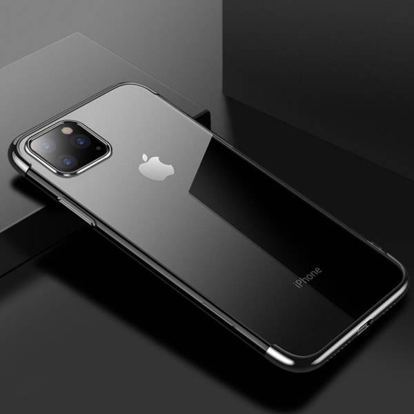 Design TPU-skal Electro Plating till iPhone 11 Pro Max - fler fä Svart