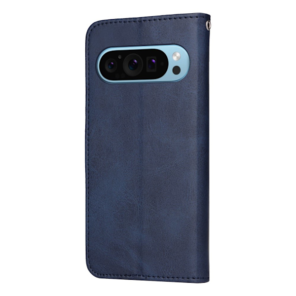SKALO Google Pixel 9/9 Pro PU-læder Pungetui - Vælg farve Blue