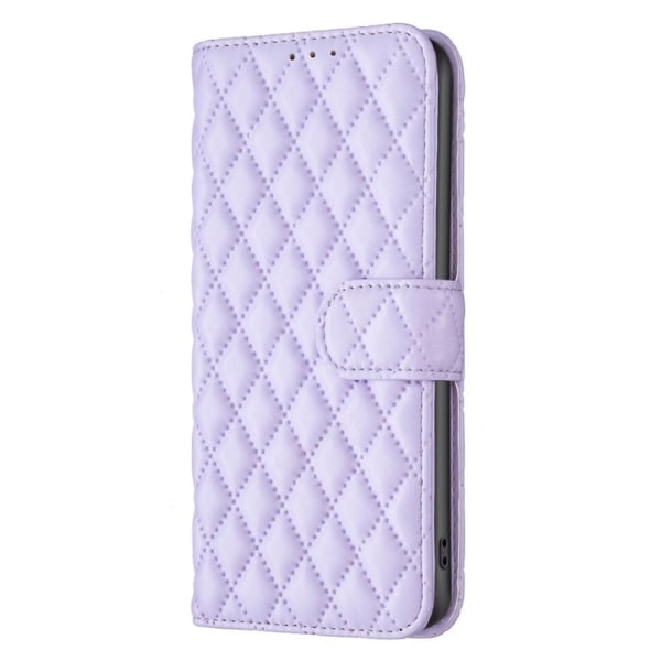 SKALO iPhone 15 Pro BINFEN COLOR Quiltet Pung - Lilla Purple