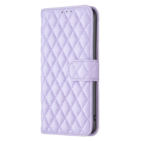 SKALO iPhone 15 Pro BINFEN COLOR Tikattu Lompakko - Violetti Purple