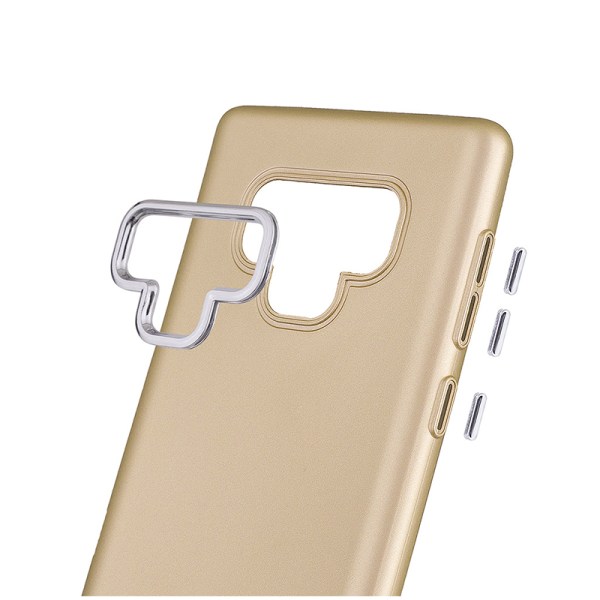 Samsung Note 9 | TPU-Skal Metallknappar - fler färger Svart