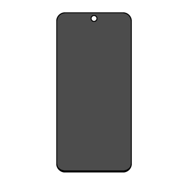 2-PAK SKALO Samsung Galaxy A55 5G Privacy Hærdet Glas Skærmbeskyttelse - Sort Black