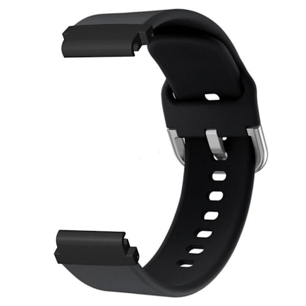 SKALO Garmin Fenix 8 43mm Silikonearmbånd Formtilpasset - Vælg farve Black