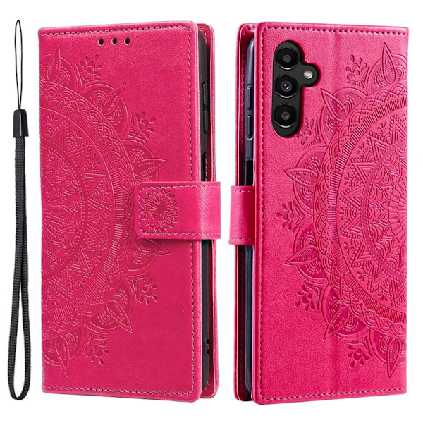 SKALO Samsung S25 Mandala Flip Cover - Cerise Cerise