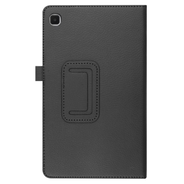 SKALO Samsung Tab A7 Lite Duofold Litchi Flip Cover - Sort Black