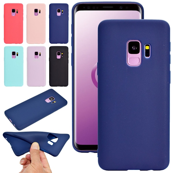 SKALO Samsung A8 (2018) Ultratynd TPU-skal - Vælg farve Blue