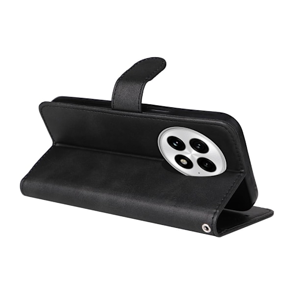 SKALO OnePlus 13 PU-nahka Lompakkokotelo - Valitse väri Black
