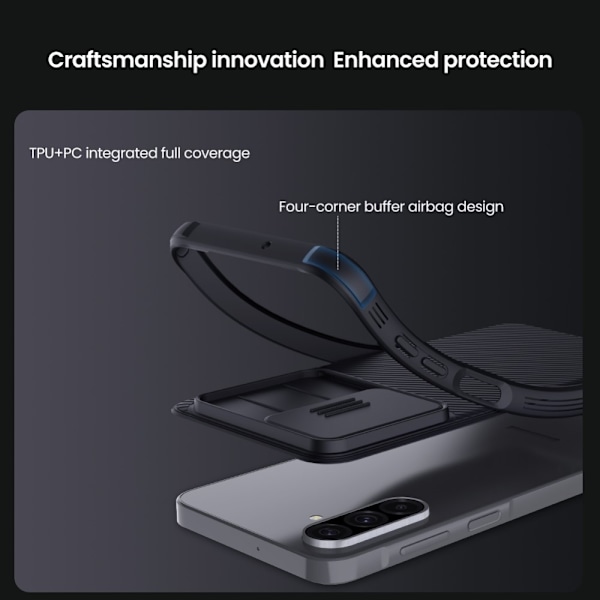 NILLKIN Samsung A26 5G CamShield Pro Series Cover - Sort Black