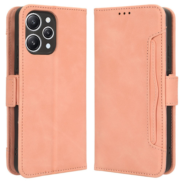 SKALO Xiaomi Redmi 12 4G/5G 6-RUM Pungetaske - Pink Pink