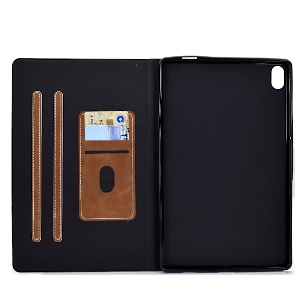 SKALO iPad 11" (2025) PU-læder Flip Cover - Brun Brown