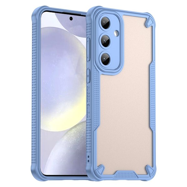 SKALO Samsung S25+ Armor Hybrid Frosted Skal - Blå Blå