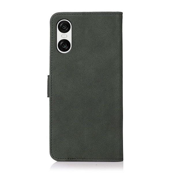 SKALO Sony Xperia 10 VI KHAZNEH Pungetui i PU-læder - Grøn Green