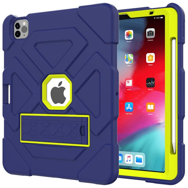SKALO iPad Air (2020/2022) Extra Shockproof Armor Iskunkestävä kuori - Sininen Blue