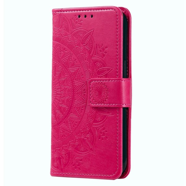 SKALO Sony Xperia 5 IV 5G Mandala Plånboksfodral - Cerise Cerise