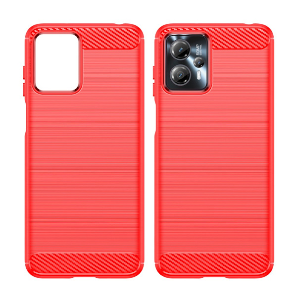 SKALO Motorola Moto G23 4G Armor Carbon Stöttåligt TPU-skal - Fler färger Röd