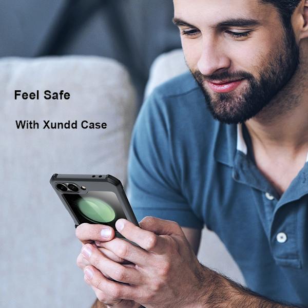 XUNDD Samsung Z Flip6 Beatle Series Skal Svart