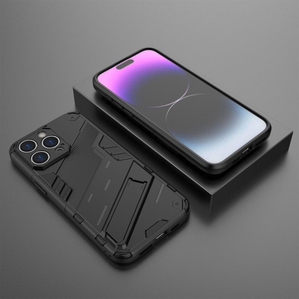 SKALO iPhone 15 Pro Max Armor Hybrid BIBERCAS Skal - Svart Svart