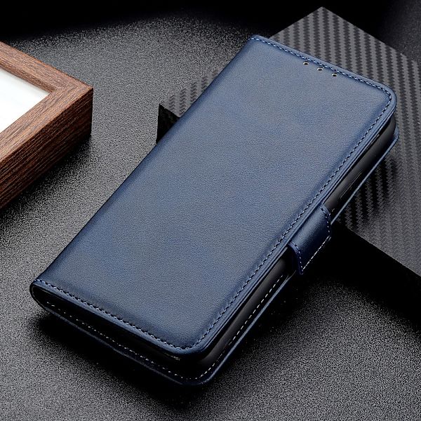SKALO Samsung A23 5G Lompakkokotelo PU-nahkaa - Sininen Blue