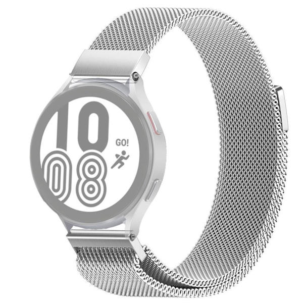 SKALO Milanese Loop to Samsung Watch 4 40mm - Valitse väri Silver
