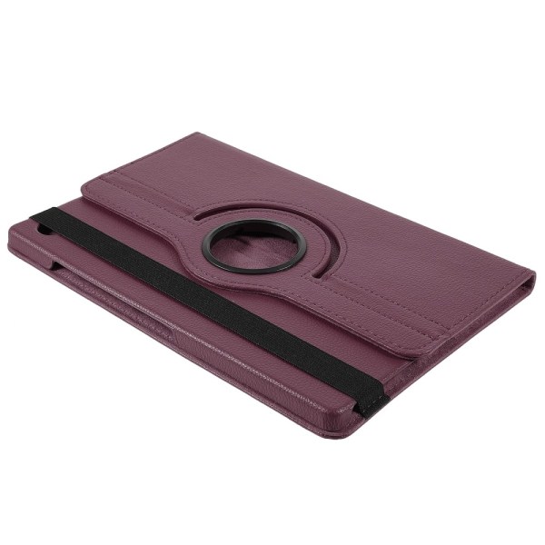 SKALO Samsung Tab A9+ 360 Litchi Suojakotelo - Violetti Purple
