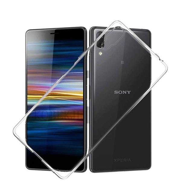 Transparent silikone TPU etui til Sony Xperia L3 Transparent