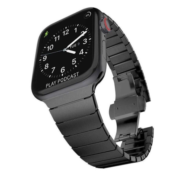 SKALO Metallarmband "Flat" Apple Watch 38/40/41mm - Fler färger Svart