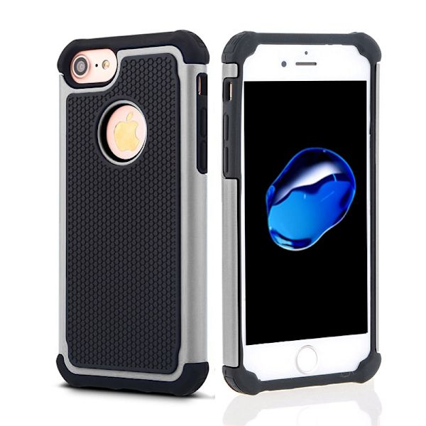 iPhone 7 extra skyddande skal | Shockproof Armor Grey