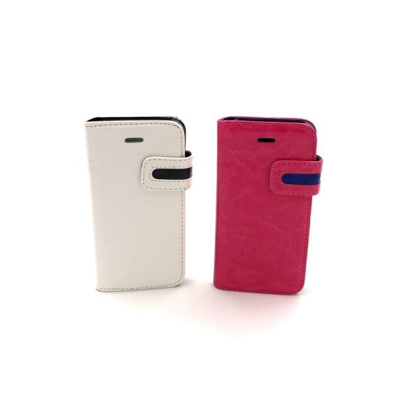 Plånboksfodral Hög flärp till iPhone 5/5S/SE - fler färger Rosa