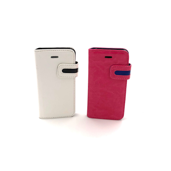 Plånboksfodral Hög flärp till iPhone 5/5S/SE Pink