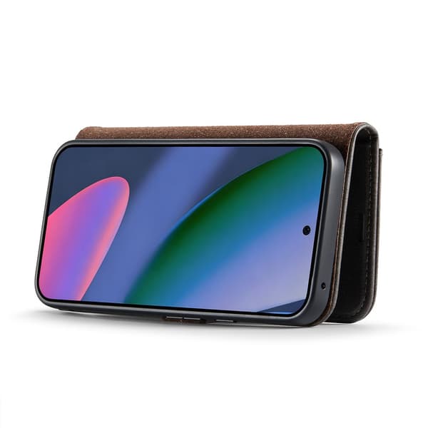 DG MING 2-i-1 Magnet Plånboksfodral för Google Pixel 11 Pro XL - Grå grå