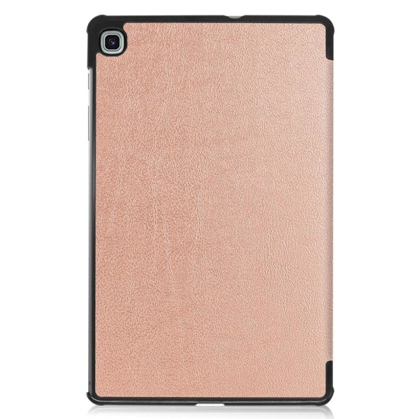 SKALO Samsung Tab S6 Lite Trifold Flip Cover - Rosa guld Pink gold