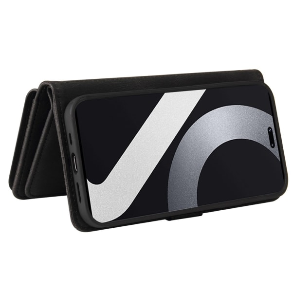 SKALO Xiaomi 13 Lite Big Wallet 17-lokeroa Lompakkokotelo - Musta Black