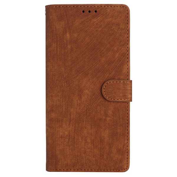 SKALO iPhone 15 Pro Max Plånboksfodral i PU-Läder - Brun Brun