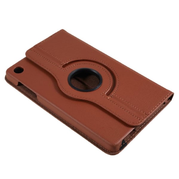 SKALO Lenovo Tab M8 Gen 4 360 Litchi Flip Cover - Brun Brown