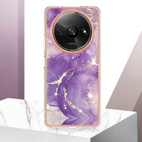 SKALO Xiaomi Redmi A3 Marmor TPU-cover - #2 Multicolor