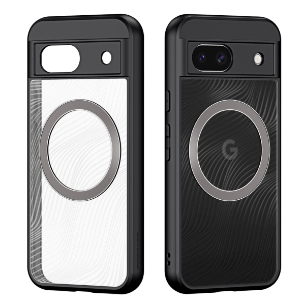 DUX DUCIS Google Pixel 8a Aimo Series Magnetic Ring Suojakuori - Musta Black