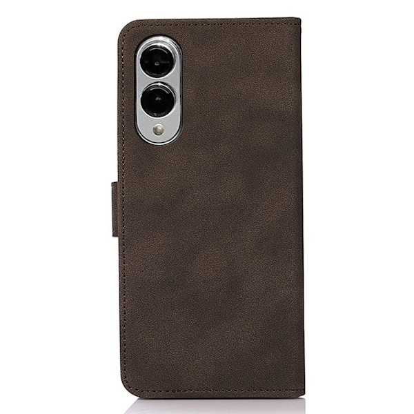 SKALO Samsung S25 Edge KHAZNEH Flip Cover - Brun Brown