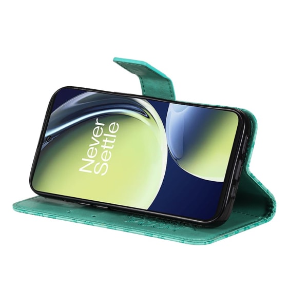 SKALO OnePlus Nord CE 3 Lite 5G Mandala Plånboksfodral - Grön Grön