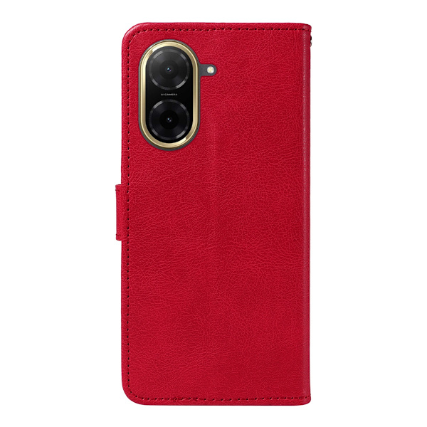 SKALO Xiaomi Redmi A5 4G PU-läder Plånboksfodral - Fler färger Röd