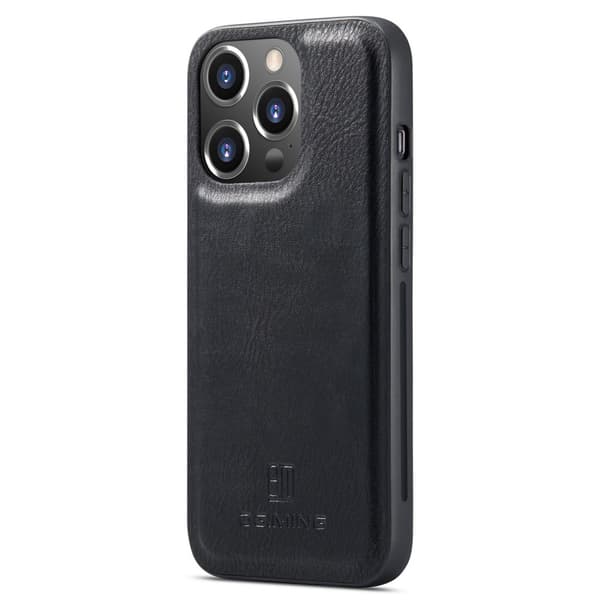 DG MING iPhone 15 Pro 2-i-1 Magnet Pungetui - Sort Black