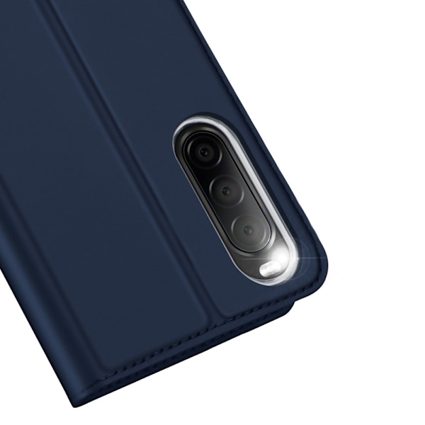 DUX DUCIS Sony Xperia 10 V Skin Pro Series Flip Cover - Blå Blue