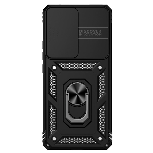 SKALO Xiaomi 12 Pro Armor hybridi metallirengas kameran liukusäädin - - Musta Black