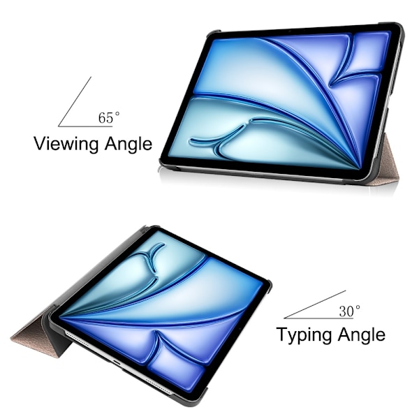 SKALO iPad Air 11 (2025) Trifold Fodral - Guld Guld
