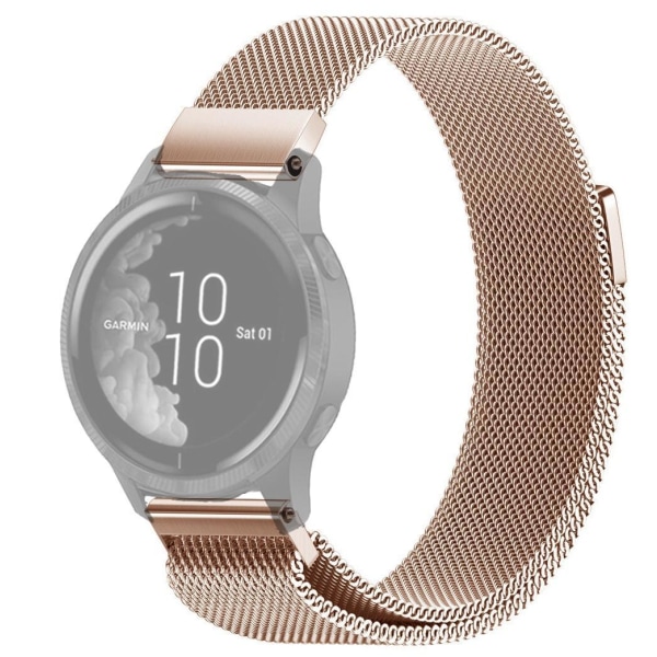 SKALO Milanese Loop to Garmin Venu - Valitse väri Pink gold