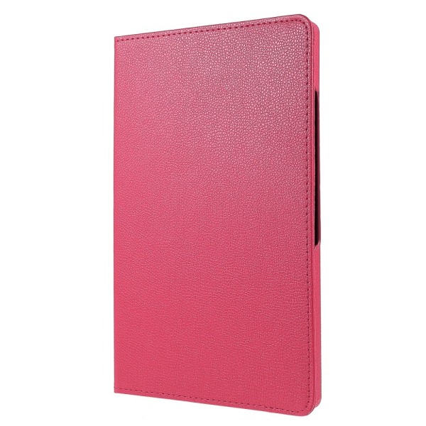 SKALO Samsung Tab A9+ 360 Litchi Suojakotelo - Cerise Cerise