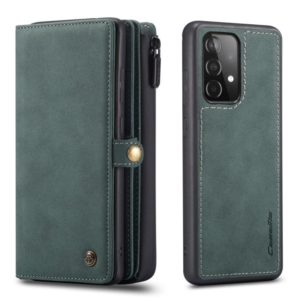 CaseMe Big Wallet 2in1 Magnet Plånbok Samsung A52 / A52S - Grön Grön