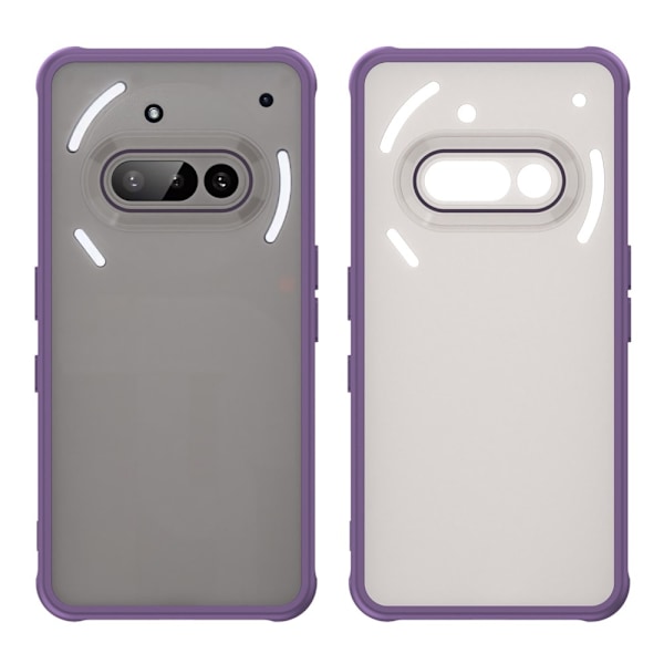 SKALO Nothing Phone (3a) 5G Color Bumper Frosted Skal - Lila Lila