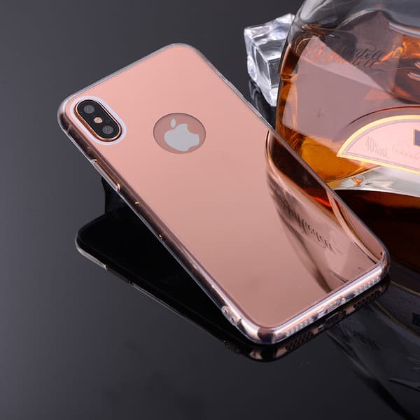 Spegelskal iPhone XS Max Gold