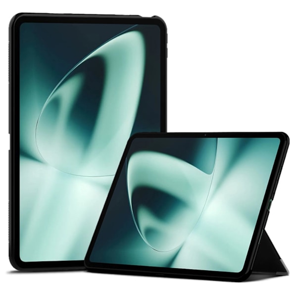 SKALO OnePlus Pad PU-læderetui med stativ - Sort Black