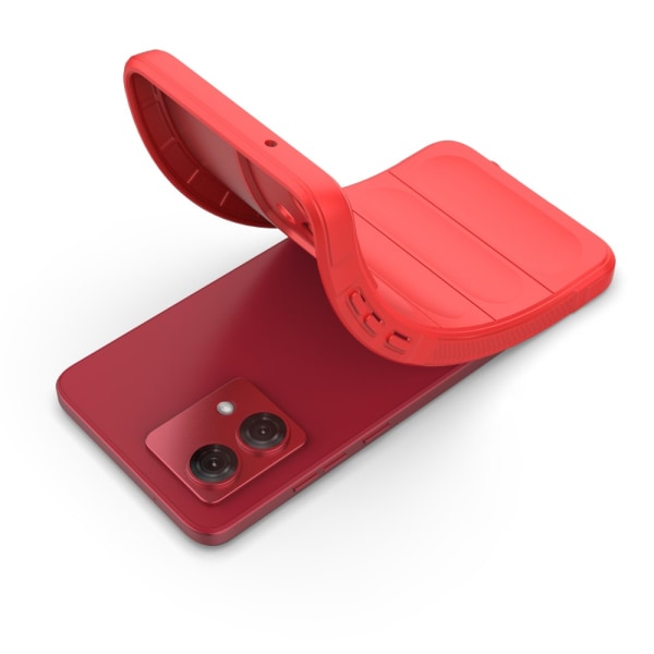 SKALO Motorola Moto G84 5G Rugged Bumpers TPU-Skal Röd